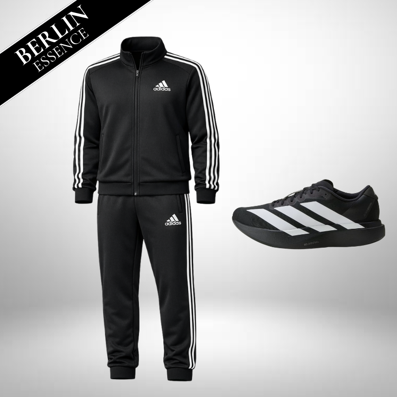 Adidas Set: Hoodie + Hose – Gratis Adidas Adizero Evo Schuhe