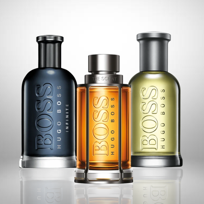 Combo aus 3 Herrenparfums – Boss Bottled Infinite, Boss The Scent und Boss Bottled