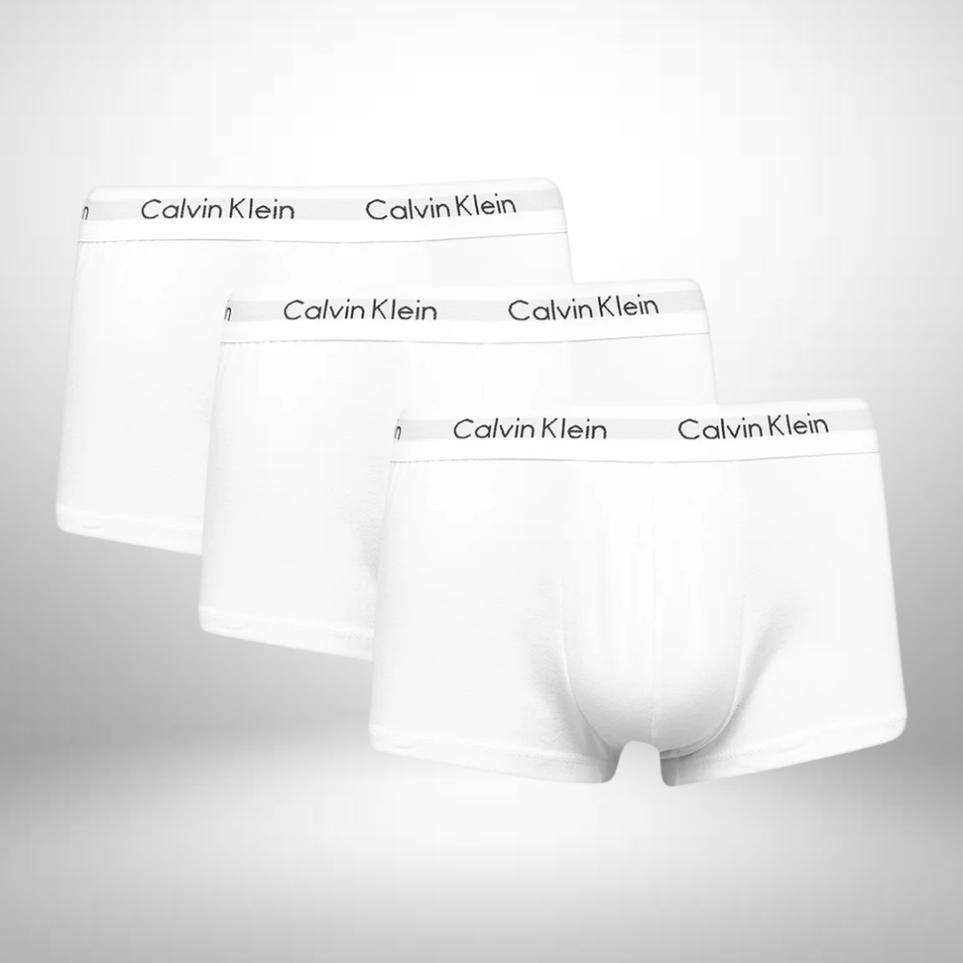 Set mit 3 weißen Calvin Klein-Boxershorts
