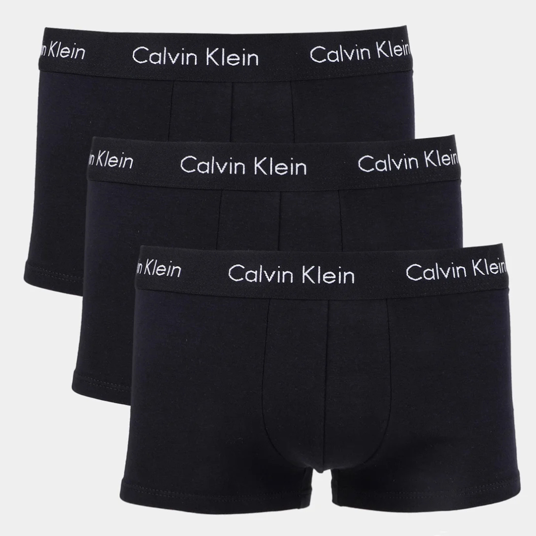 Set mit 3 schwarzen Calvin Klein-Boxershorts