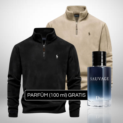 2er-Set Ralph Lauren Wollpullover Herren + Perfume Sauvage Dior (100ml) Gratis